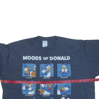 Port & Company Men’s Navy Disney Donald Duck Graphic T-Shirt 2XL