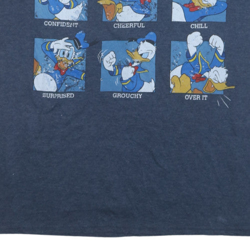 Port & Company Men’s Navy Disney Donald Duck Graphic T-Shirt 2XL