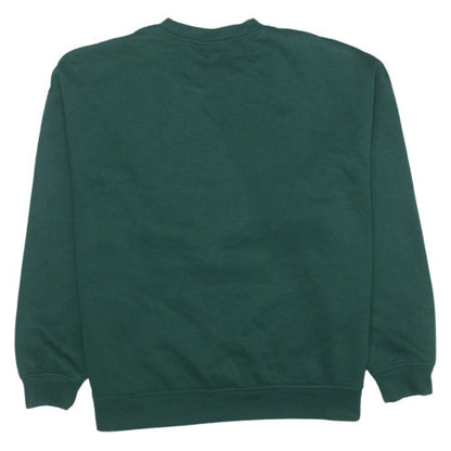 Primark NFL NY Jets Green Sweatshirt Women 12-14 M Cotton Blend Crew Neck