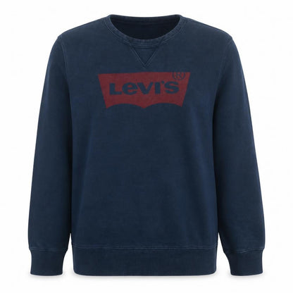 Levi's Women's Navy Blue Relaxed Logo Sweatshirt Size L