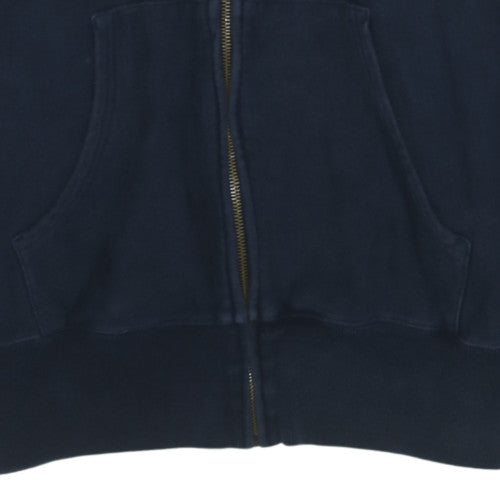 Champion Men's Blue Full Zip Hoodie XL Reverse Weave Cotton