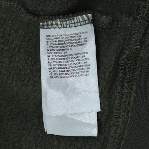 The North Face Men's Green Black Pullover Hoodie Size L