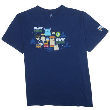 Disney Parks Men's Blue 2XL Toy Story Graphic Cotton T-Shirt