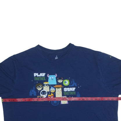 Disney Parks Men's Blue 2XL Toy Story Graphic Cotton T-Shirt
