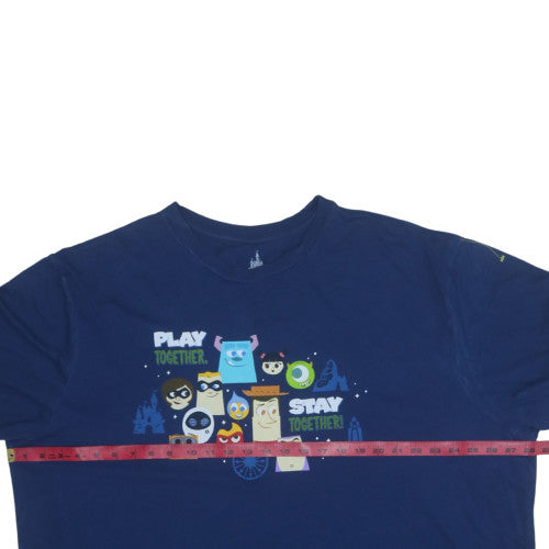 Disney Parks Men's Blue 2XL Toy Story Graphic Cotton T-Shirt