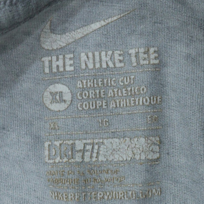 Nike Men's Grey XL Athletic Dri-FIT Graphic T-Shirt