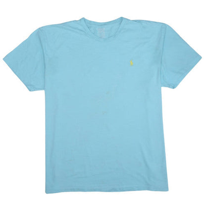Ralph Lauren Men's Blue XL Crew Neck Cotton T-Shirt