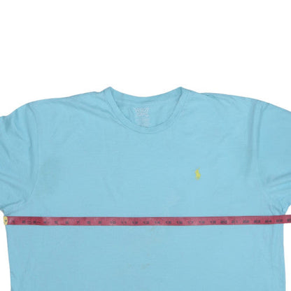 Ralph Lauren Men's Blue XL Crew Neck Cotton T-Shirt