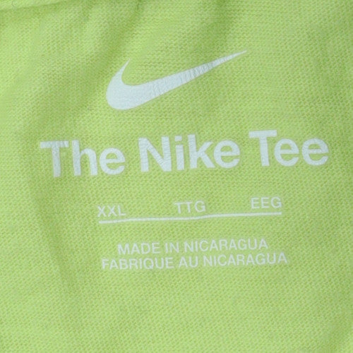 Nike Men's Green Short Sleeve Crew Neck Graphic T-Shirt XXL