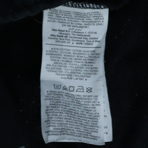 Nike Men's Black Dri-Fit Jogger Sweatpants L Tapered Fleece