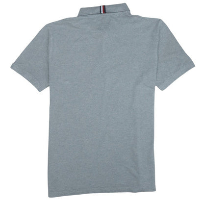 Tommy Hilfiger Men's Grey Cotton Short Sleeve Polo Shirt XL Classic Fit