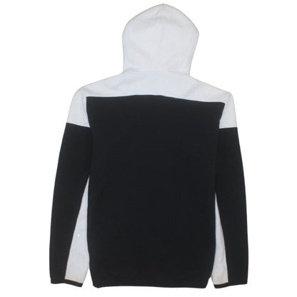 Adidas Mens Black Full Zip Hoodie L Logo Sports Fleece Jacket