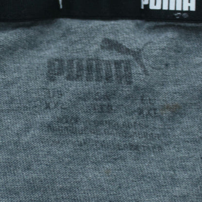 Puma Men's Grey Crew Neck Short Sleeve Athletic T-Shirt L