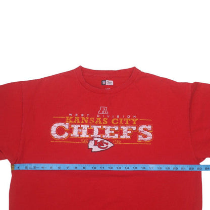 NFL Team Apparel Men's Red Kansas City Chiefs T-Shirt XL