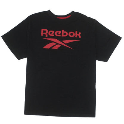 Reebok Men's Black 2XL Graphic Logo Sports T-Shirt