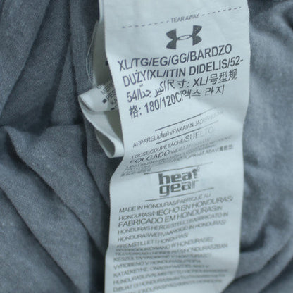 Under Armour Mens Grey HeatGear Graphic Short Sleeve T-Shirt XL
