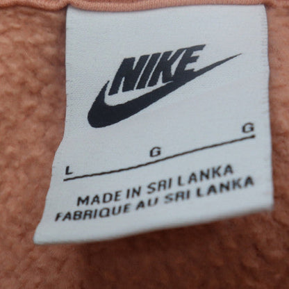 Nike Womens Brown Pullover Hoodie L Comfortable Casual Style