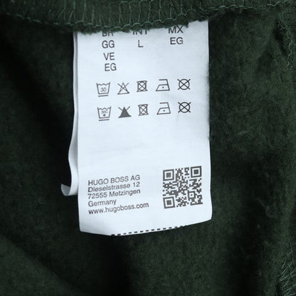 Hugo Boss Men's Green Crew Neck Pullover Sweatshirt L