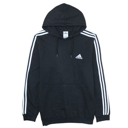 Adidas Men's Black Pullover Hoodie Size L Sports Fleece