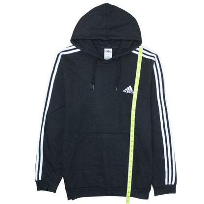 Adidas Men's Black Pullover Hoodie Size L Sports Fleece