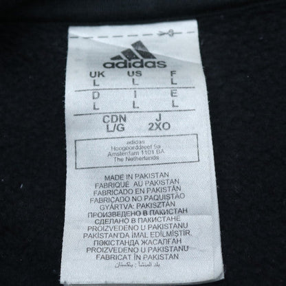 Adidas Men's Black Pullover Hoodie Size L Sports Fleece