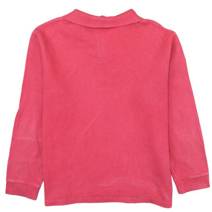 Ralph Lauren Men's Pink Cotton 1/4 Zip Sweatshirt Size L Classic Fit