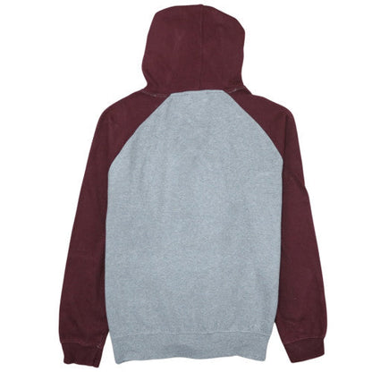 Hard Rock Cafe Berlin Womens Grey Burgundy Hoodie Size M Pullover