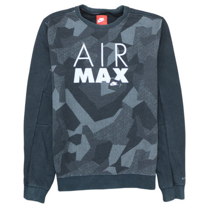 Nike Men's Black Air Max Crew Neck Sweatshirt Size M