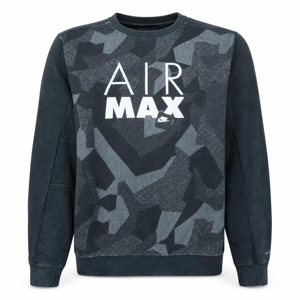 Nike Men's Black Air Max Crew Neck Sweatshirt Size M