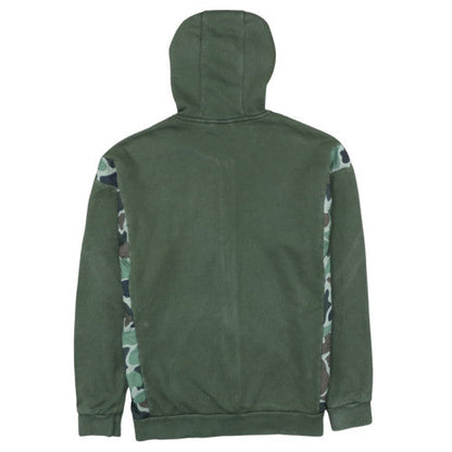 Adidas Men's Green Camouflage Full Zip Hoodie XL