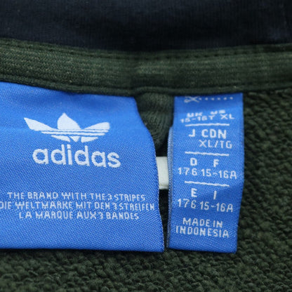 Adidas Men's Green Camouflage Full Zip Hoodie XL