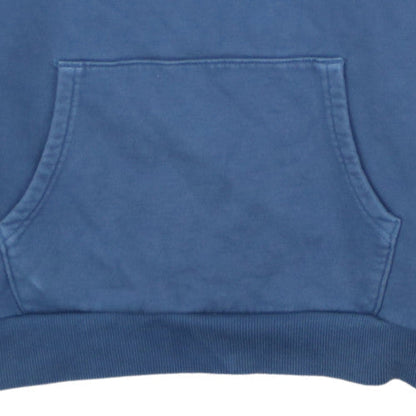 The North Face Men Blue Pullover Hoodie M Outdoor Cotton Sweatshirt