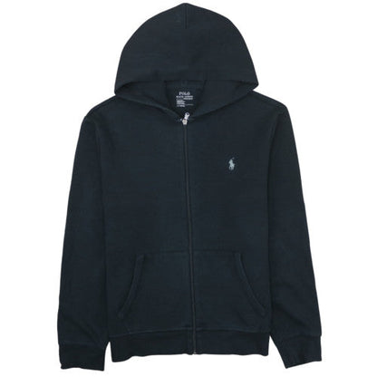 Ralph Lauren Men's Black Full Zip Hoodie Size L Fleece