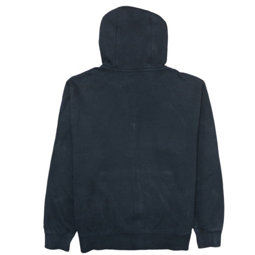 Nike Men's Black Full Zip Hoodie L Cotton Blend Fleece Sweatshirt