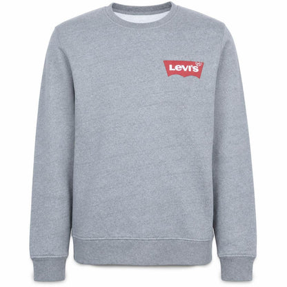 Levi's Mens Grey Logo Pullover Sweatshirt Medium