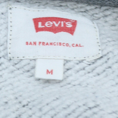 Levi's Mens Grey Logo Pullover Sweatshirt Medium