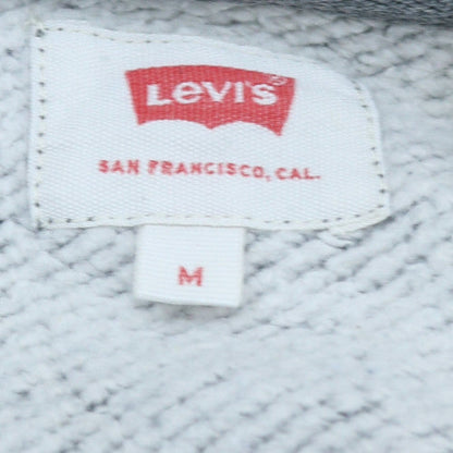 Levi's Mens Grey Logo Pullover Sweatshirt Medium