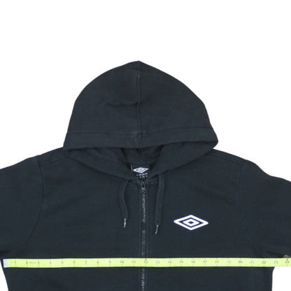 Umbro Men's Black XL Full Zip Hoodie Sweatshirt Fleece