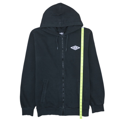 Umbro Men's Black XL Full Zip Hoodie Sweatshirt Fleece