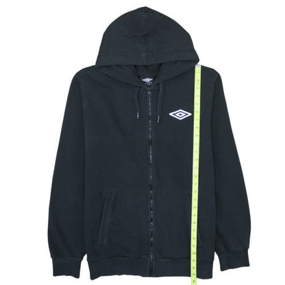 Umbro Men's Black XL Full Zip Hoodie Sweatshirt Fleece