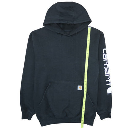 Carhartt Men's Black Pullover Hoodie M Loose Fit Heavyweight Workwear