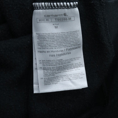 Carhartt Men's Black Pullover Hoodie M Loose Fit Heavyweight Workwear