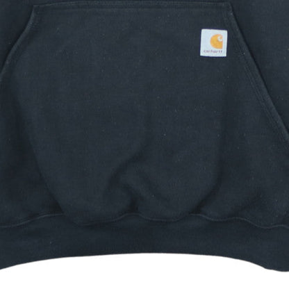 Carhartt Men's Black Pullover Hoodie M Loose Fit Heavyweight Workwear