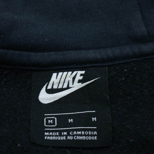 Nike Men’s Black Full Zip Hoodie Size M Logo Sportswear