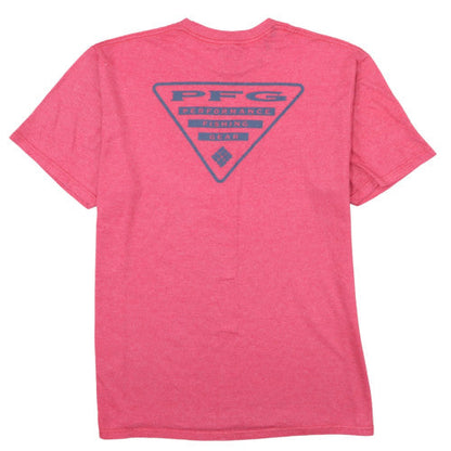 Columbia Men’s Red XL PFG Cotton Blend Short Sleeve T-Shirt