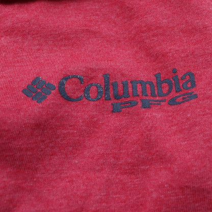 Columbia Men’s Red XL PFG Cotton Blend Short Sleeve T-Shirt