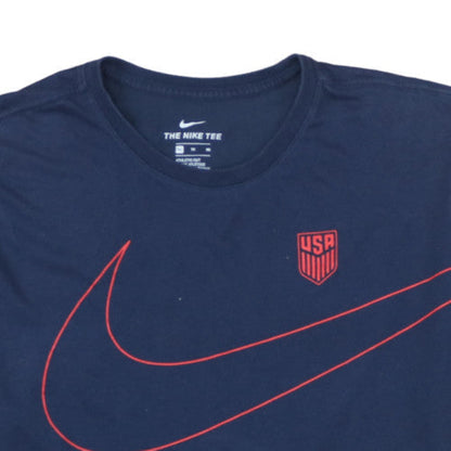 Nike Men's Navy Blue USA Dri-Fit Athletic T-Shirt XL