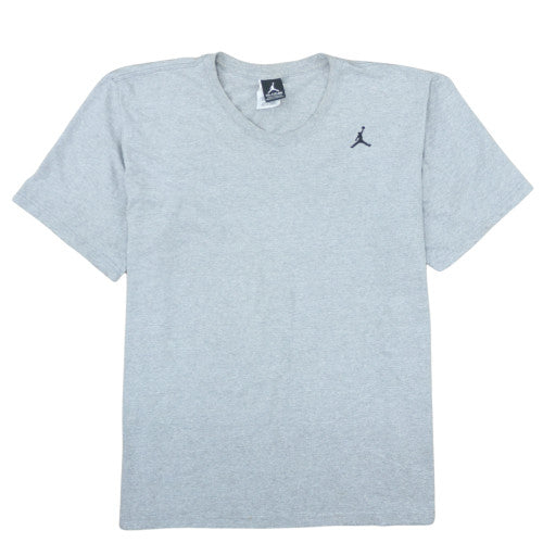 Jordan Men's Grey 2XL V-Neck Short Sleeve Sports T-Shirt