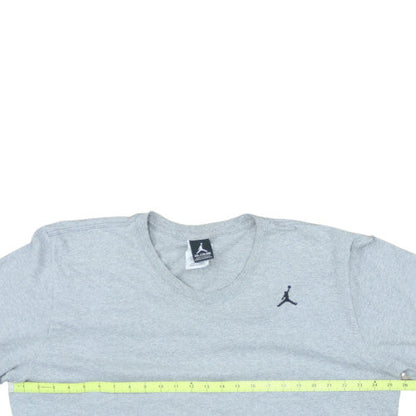 Jordan Men's Grey 2XL V-Neck Short Sleeve Sports T-Shirt