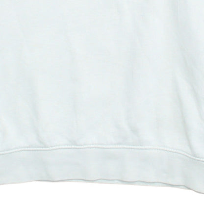 Champion Men's White Medium Pullover Sweatshirt Fleece Logo Crew Neck
